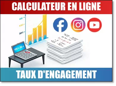 CALCULATEUR TAUX ENGAGEMENT RESEAUX SOCIAUX