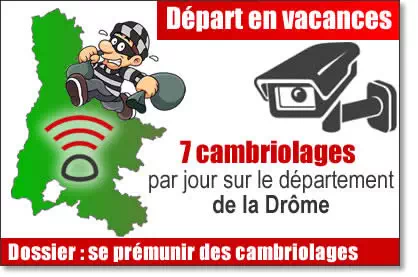 article cambriolages drome