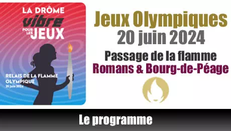article flamme olympique parcours drome