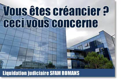article liquidation sfam romans