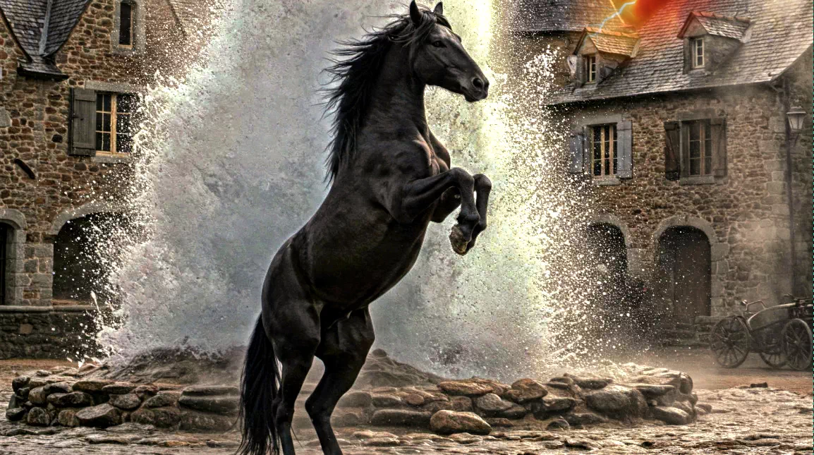 place puits cheval